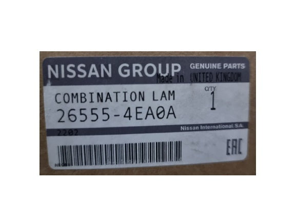 Combination Lamp 26555-4EA0A for Nissan