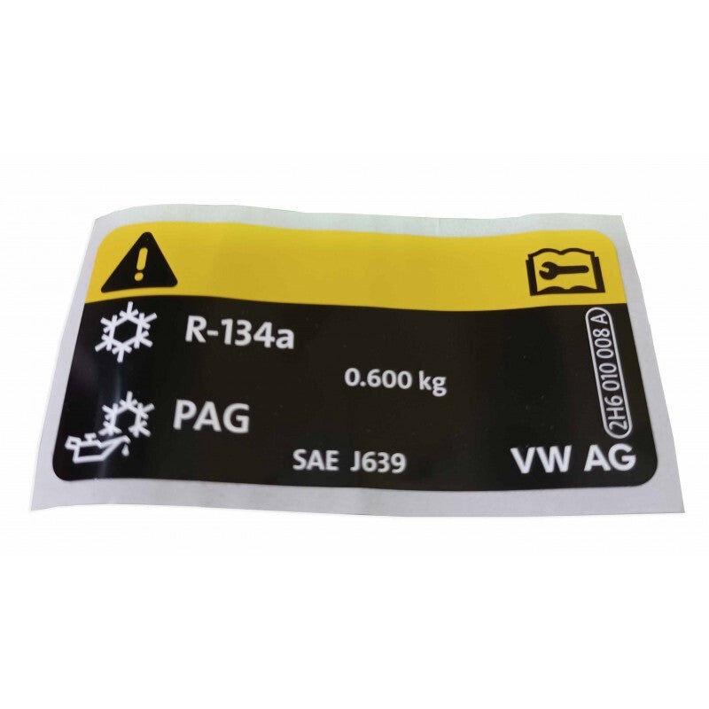 Sticker 2H6010008A for Volkswagen