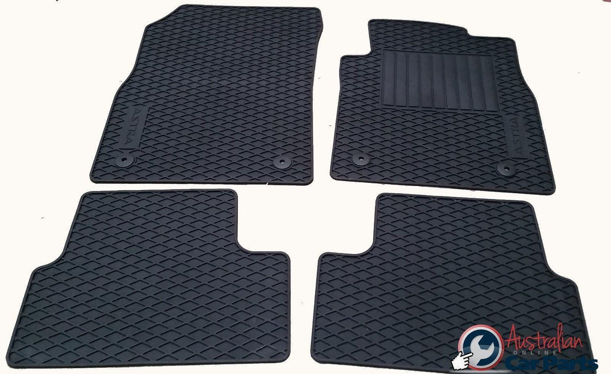 Rubber Floor Mats suitable for Holden ASTRA 2015- Genuine HATCH all weather 32026251 NEW