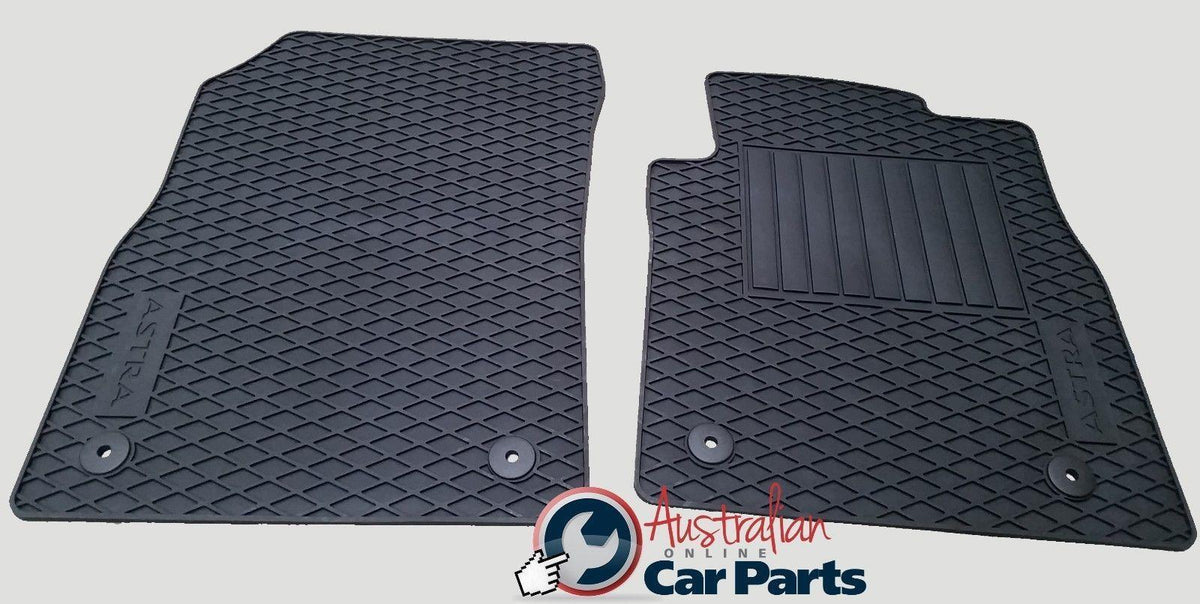Rubber Floor Mats suitable for Holden ASTRA 2015- Genuine HATCH all weather 32026251 NEW