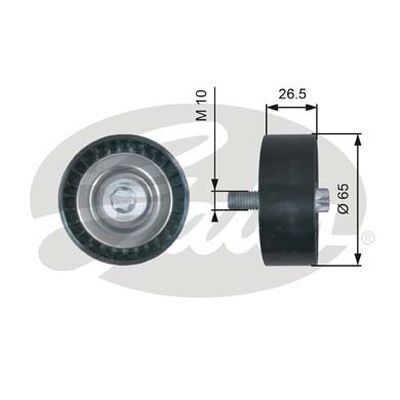 Pulley Gates 36464 for Mercedes Benz CClass Vito Mixto Valente Sprinter 2.2L Diesel