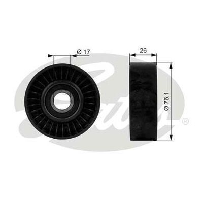 Drive Belt Idler Pulley Gates 38015 For Falcon Fairmont XH AU EF EL BA BF FG Corvevtte 5.7l
