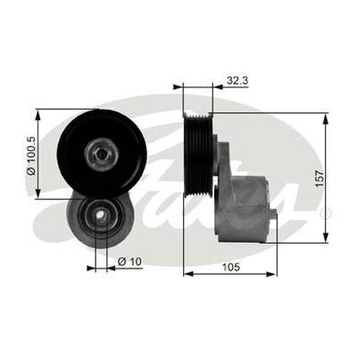 Tensioner Gates 38245