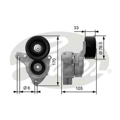 Tensioner Gates 38421