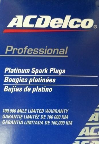 Spark Plugs Double Platinum X4 ACDelco suitable for Ford Escape 2007-2012 2.3L