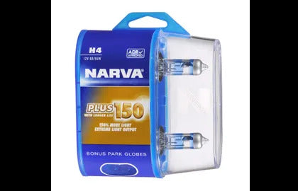 H4 12V 60/55W P43T Plus150 Bl2 Narva 48382BL2