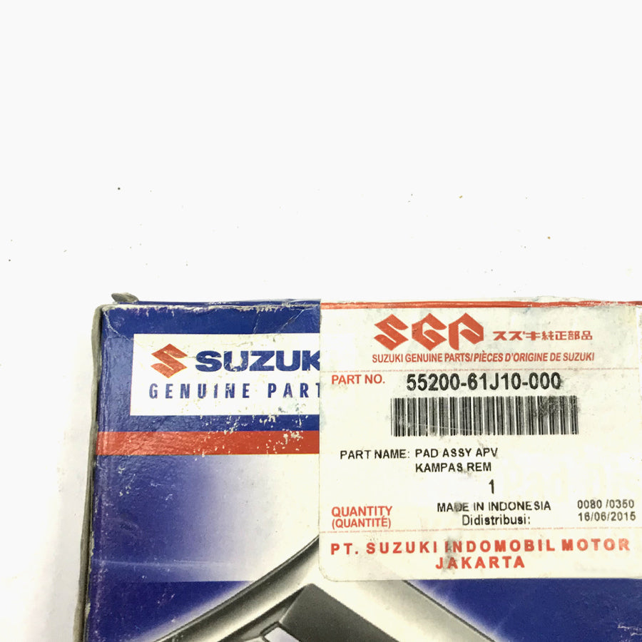 Pad Set Disc Brake 55200-61J10 for Suzuki
