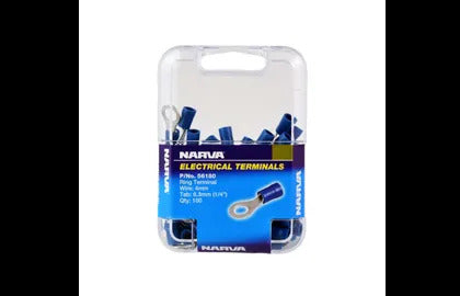 Ring Terminal Blue 6.3Mm (100) Narva 56180