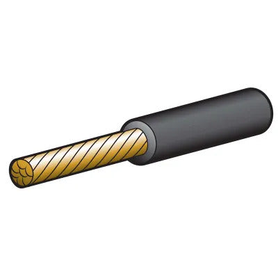 Single Core Cable 6Mm 50Amp 100M Black Narva 5816-100BK