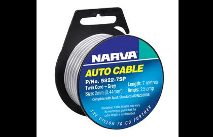 Cab T/C Spkr 2Mm 2.5A 7M Grey Narva 5822-7SP