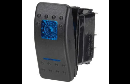 Sw Rk Off/On - Blue 12V Globe Narva 63123BL