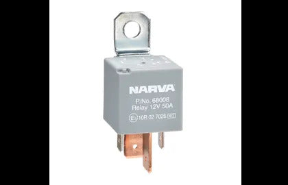 Relay 12V 4 Pin 50A (R) Bl (1) Narva 68008BL