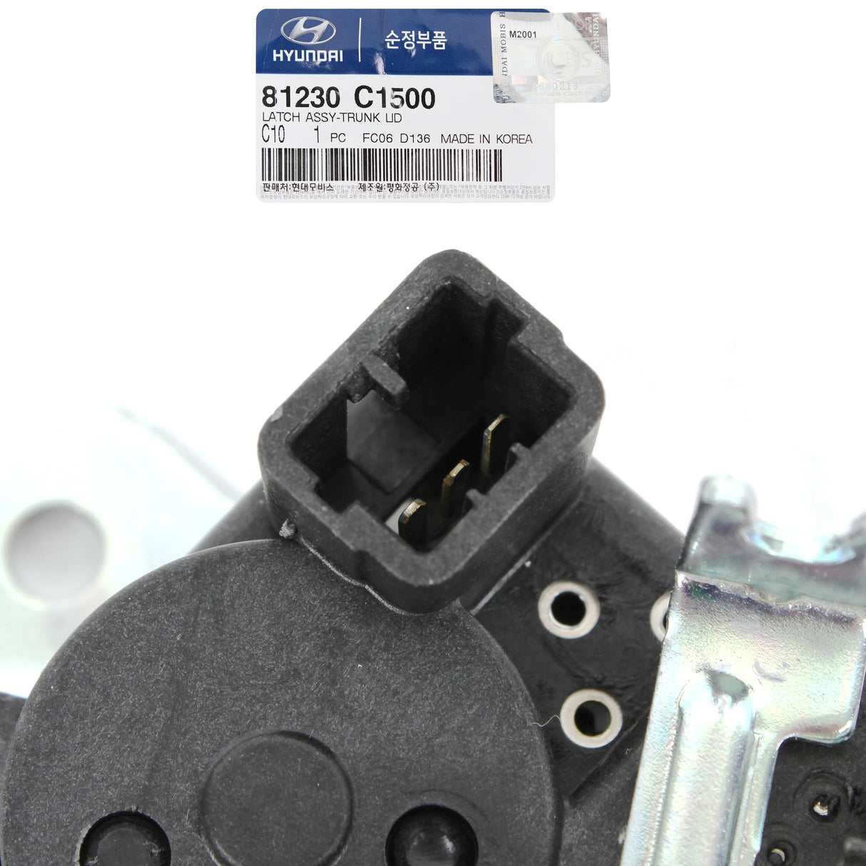 Latch Assembly-Trunk Lid 81230C1500 for Hyundai
