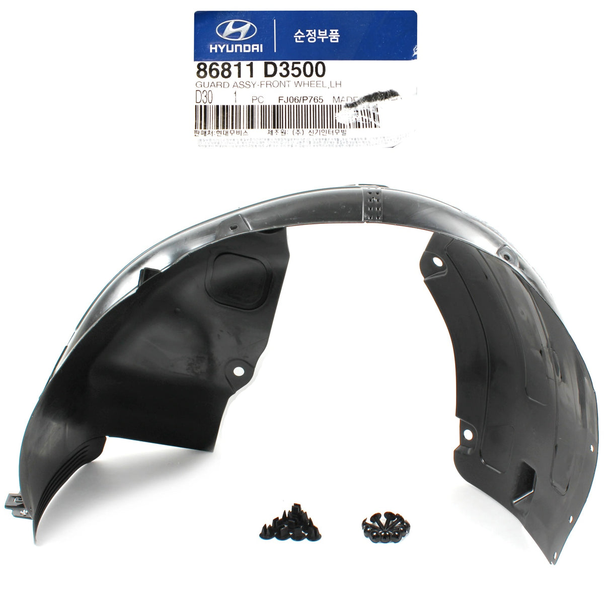 Guard Assembly-Front Wheel Lh 86811D3500 for Hyundai
