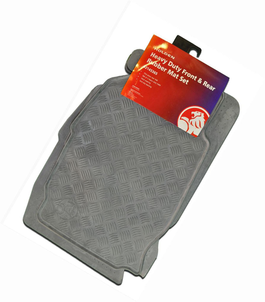 Front Rubber Floor Mats for RA Rodeo RC Colorado Genuine Holden 92145364