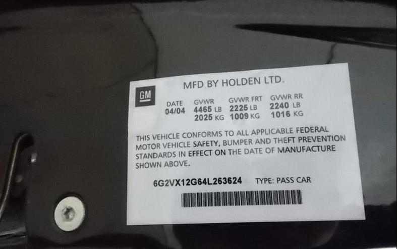 Support Rad 92167936 for GM Holden