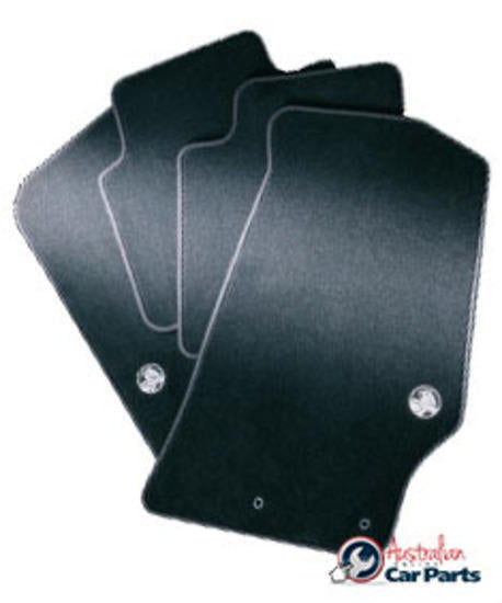 Floor Mats carpet suitable for Holden Commodore VY VZ Genuine Sedan & Wagon Dark Grey/Black
