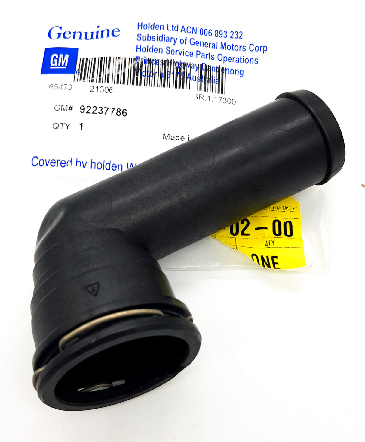 Radiator Hose Lower Fitting VE VF Commodore V6 92237786