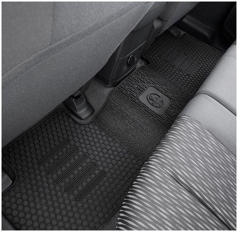 Rubber Floor mats Rear suitable for Colorado RG Genuine 2015-2019 Crew Cab