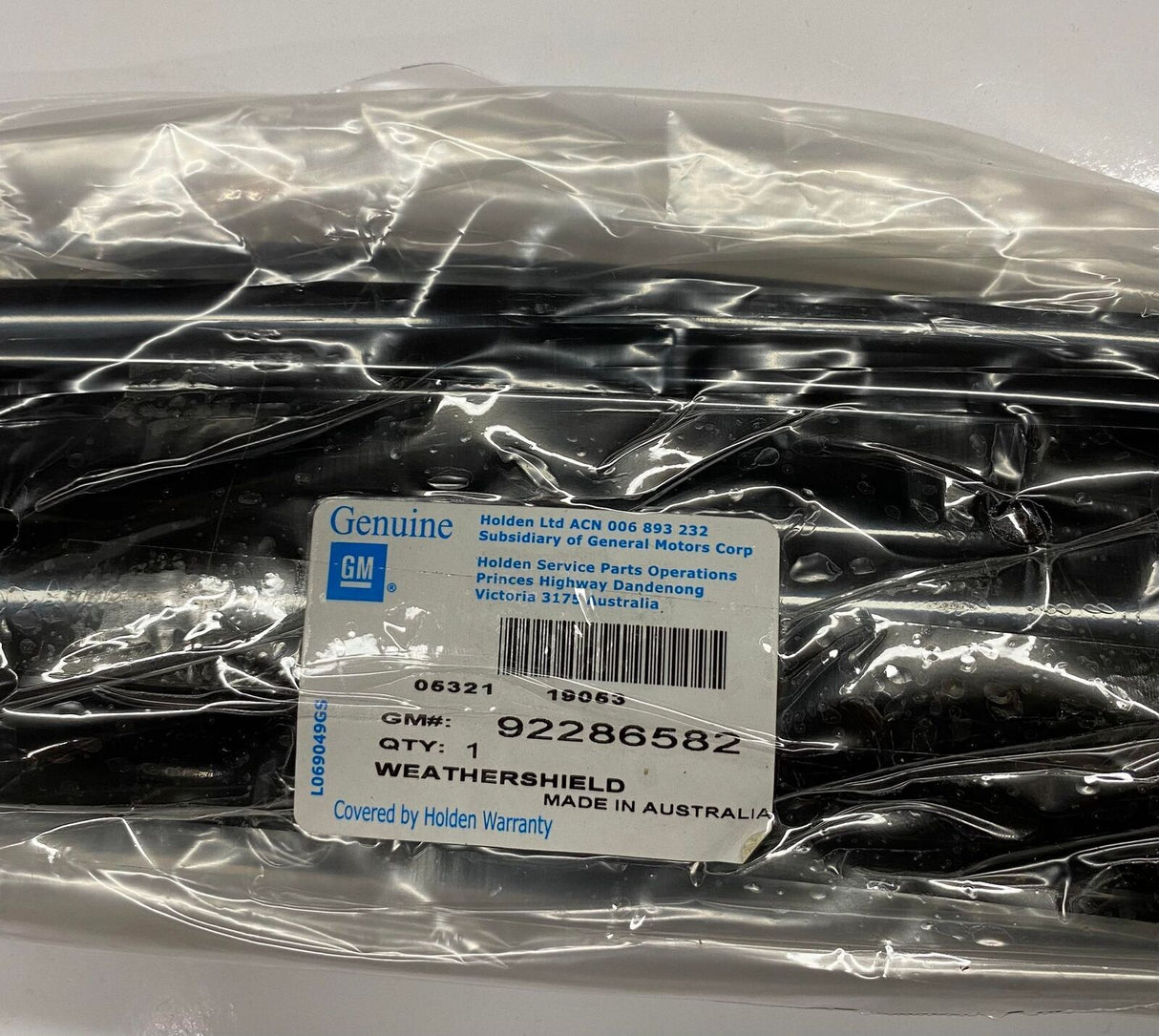 Holden BL Astra Weather Shields Full Set of 4 Left/Right GMH 2017 - 2018