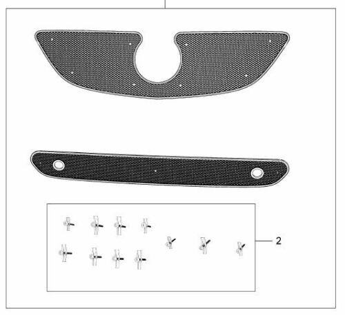 Grille Insect Screens suitable for Holden Commodore VF S2 Genuine 2015-2016 Omega only
