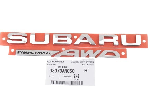 Letter Mk Hoyo 93079AN060 for Subaru
