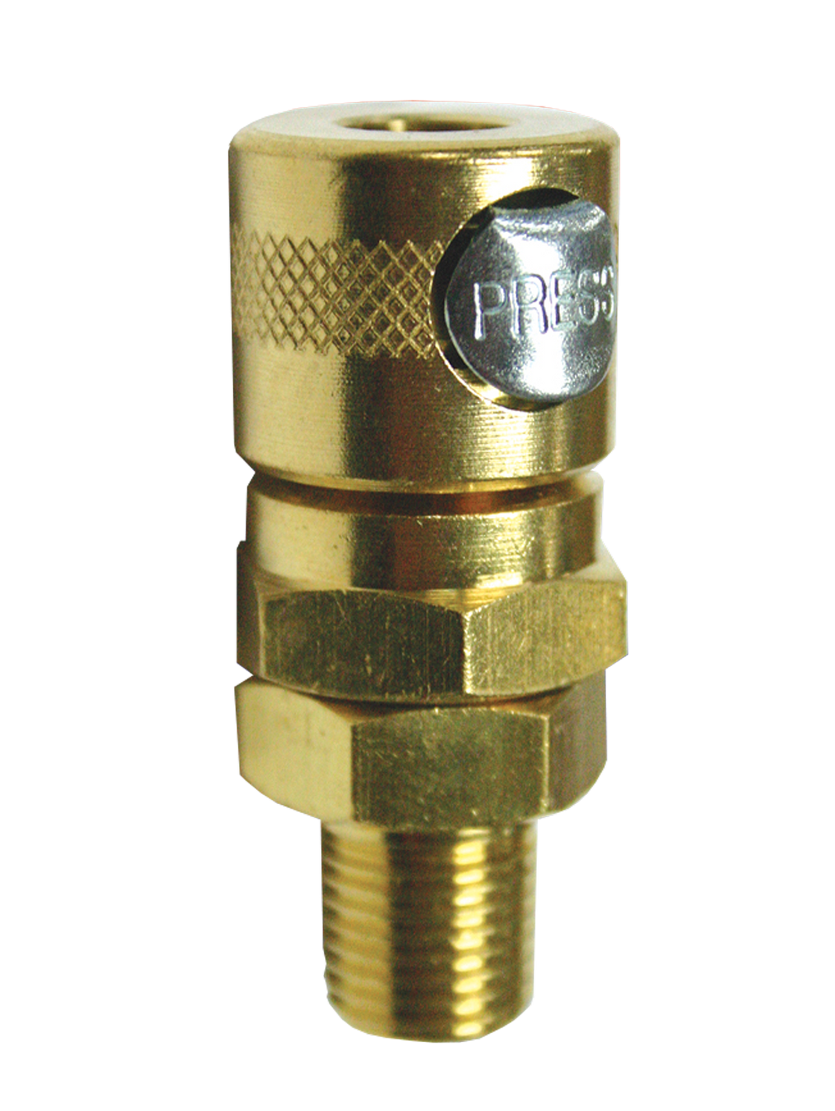 SP Tools JameC Style 1/4 Male Thread Coupler Carded A105-11C