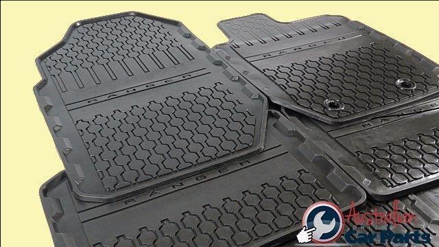 Floor Mats Rubber Front & Rear set for Ford Ranger 2011-2022 Super cab New Genuine