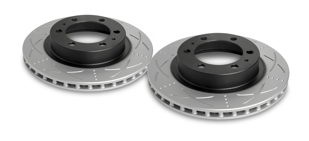 Brake Rotor Front Ultimate Slotted & Dimpled Bendix BR2716-ULT4WD for Toyota Hilux KUN26 Ute D 3.0LTD 1KD FTV