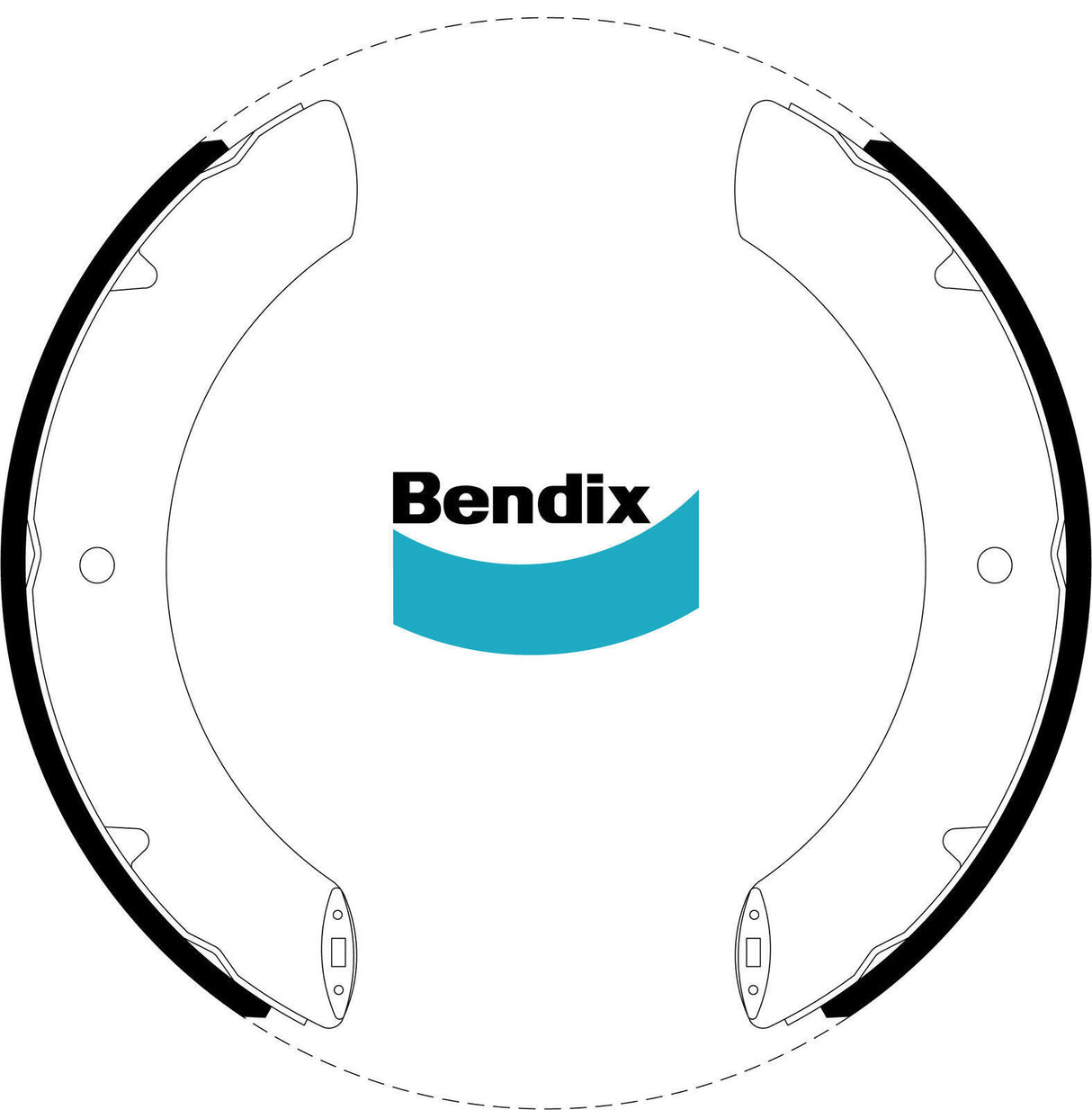 Bendix BS1083 Brake Shoe Set