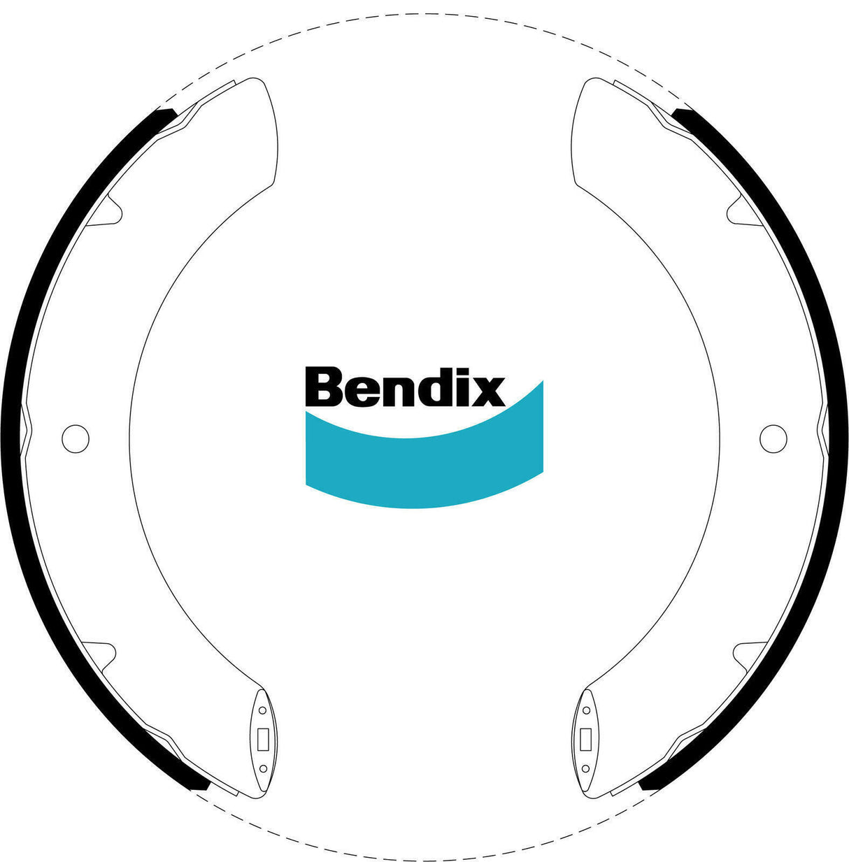 Bendix BS1083 Brake Shoe Set