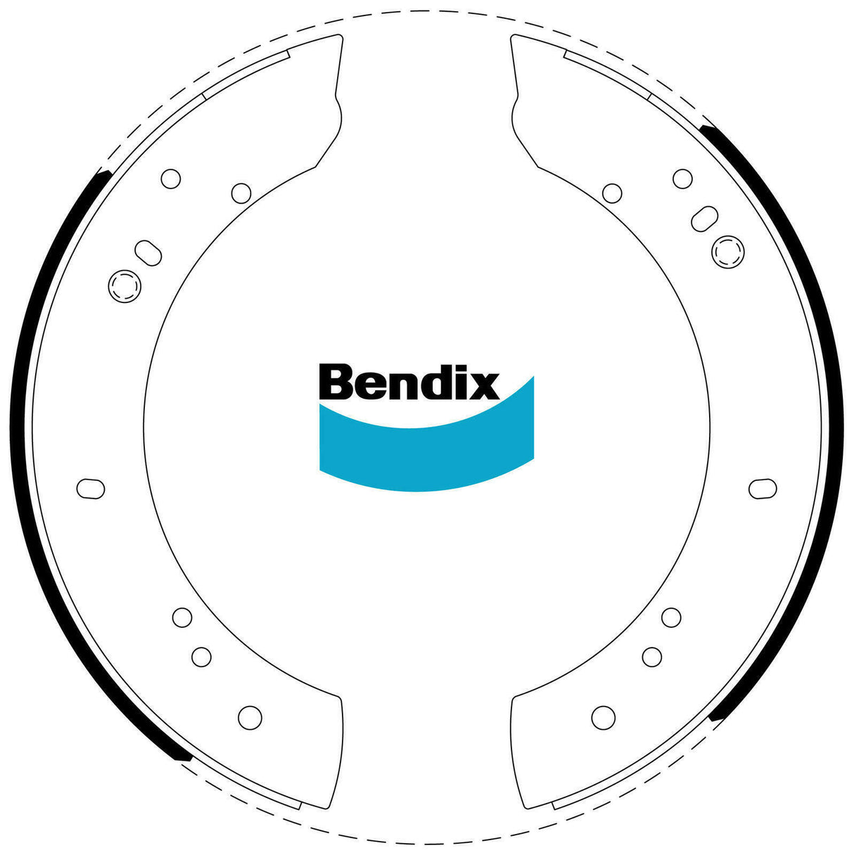 Bendix BS1092 Brake Shoe Set