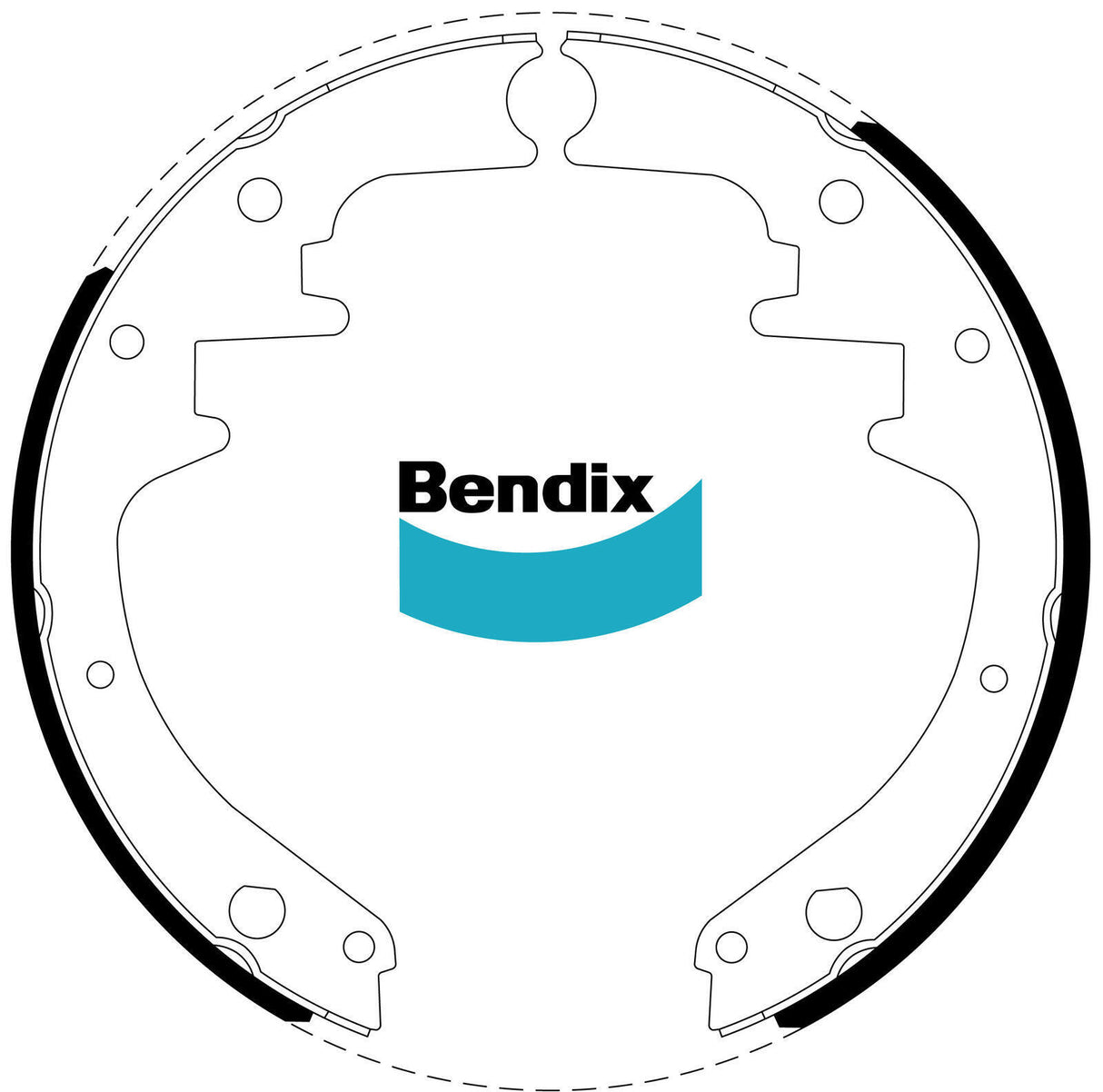 Bendix BS1271 Brake Shoe Set