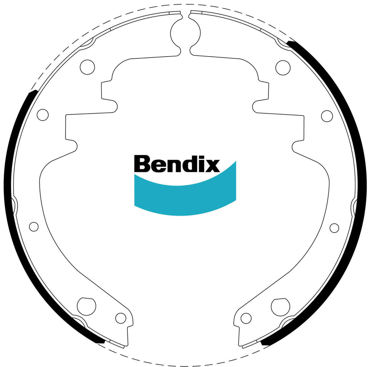 Bendix BS1271 Brake Shoe Set