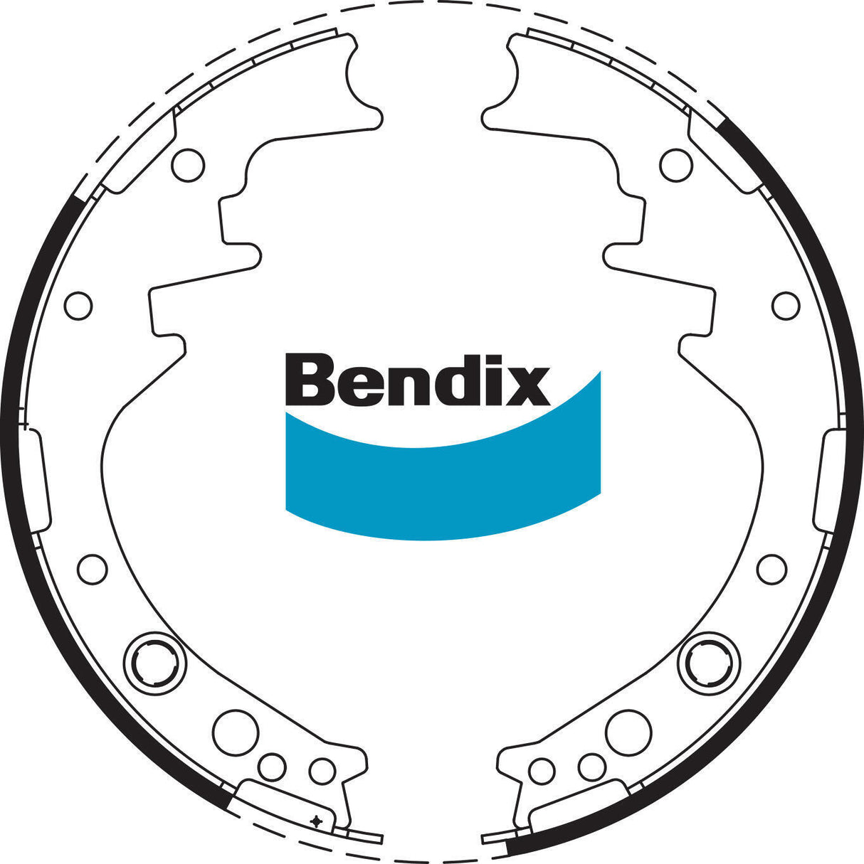 Bendix BS1371 Brake Shoe Set