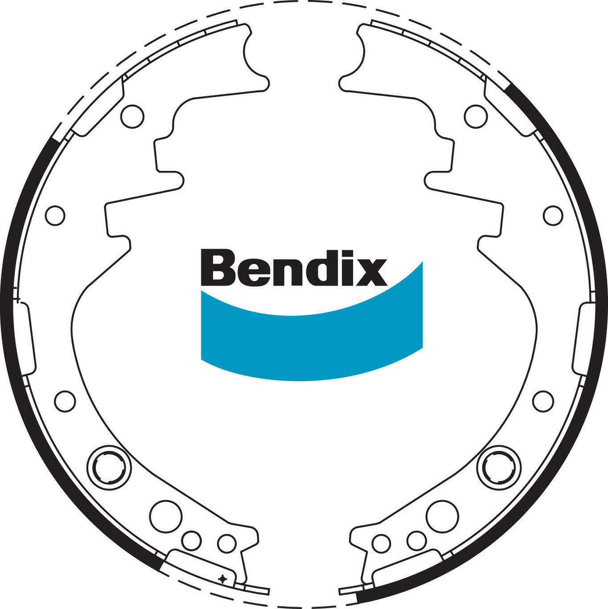 Bendix BS1371 Brake Shoe Set