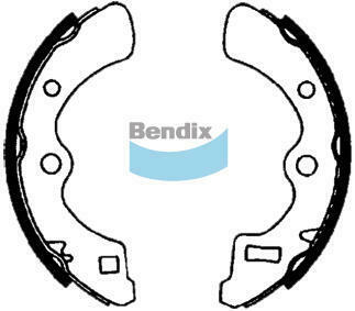 Bendix BS1393 Brake Shoe Set