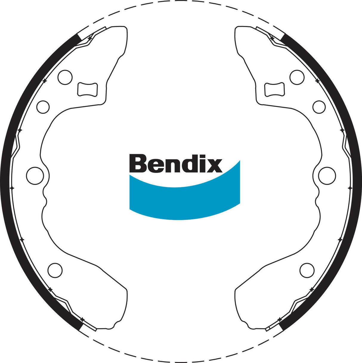 Bendix BS1604 Brake Shoe Set