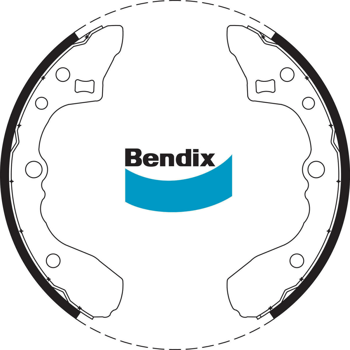 Bendix BS1604 Brake Shoe Set