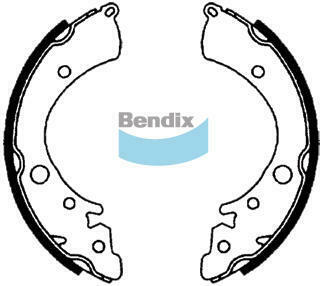 USE BS1614 Bendix Brake Shoes