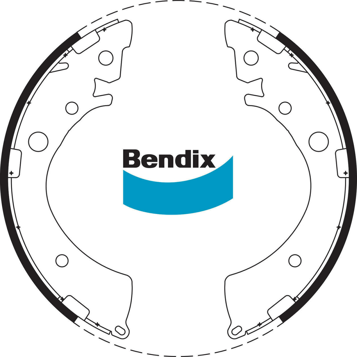 Bendix BS1614 Brake Shoe Set