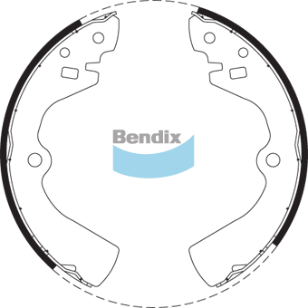 Bendix BS1656 Brake Shoe Set