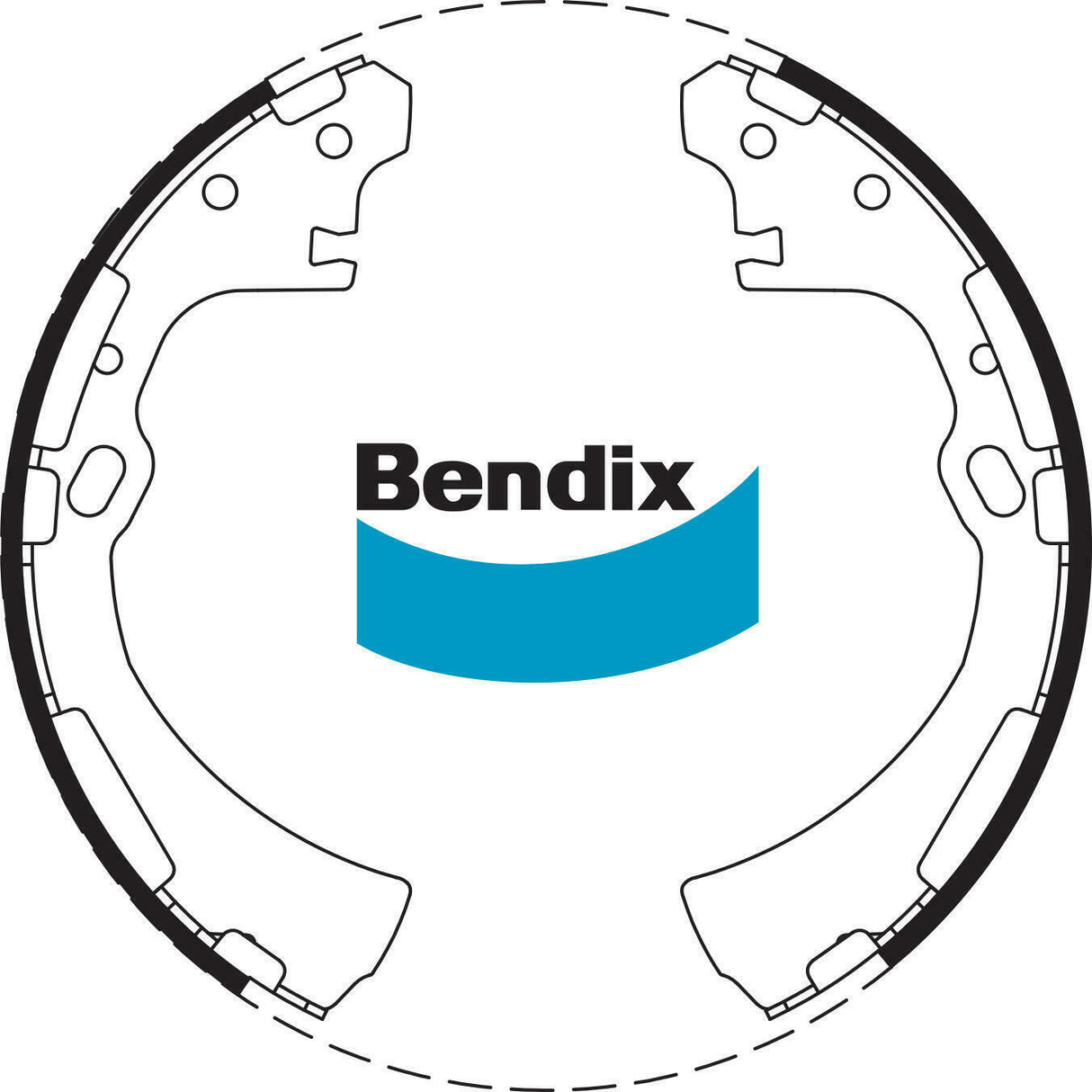 Bendix BS1657 Brake Shoe Set