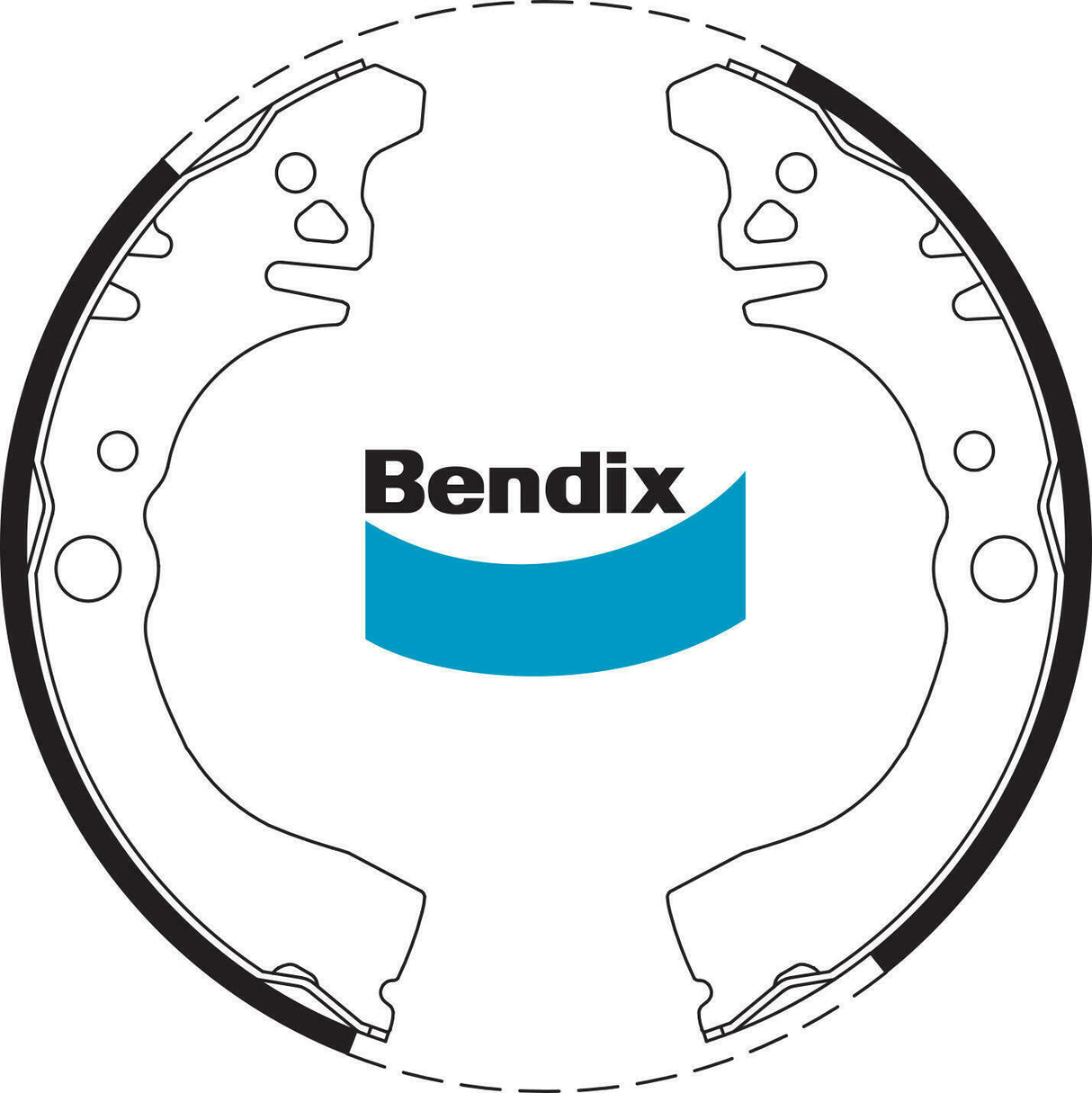 Bendix BS1658 Brake Shoe Set