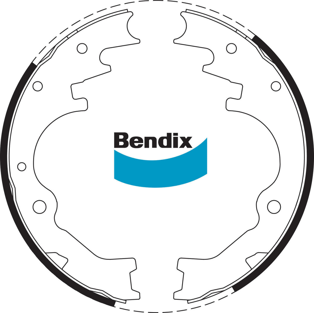 Bendix BS1665 Brake Shoe Set