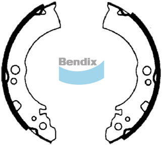 Bendix BS1672 Brake Shoe Set