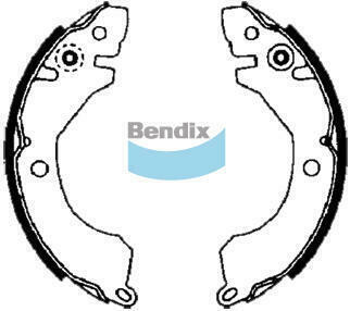 Bendix BS1677 Brake Shoe Set
