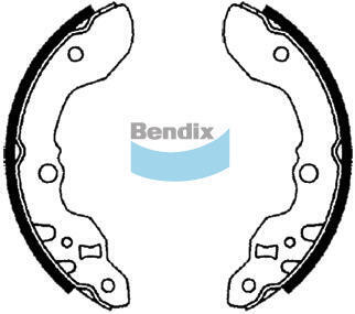 Bendix BS1691 Brake Shoe Set