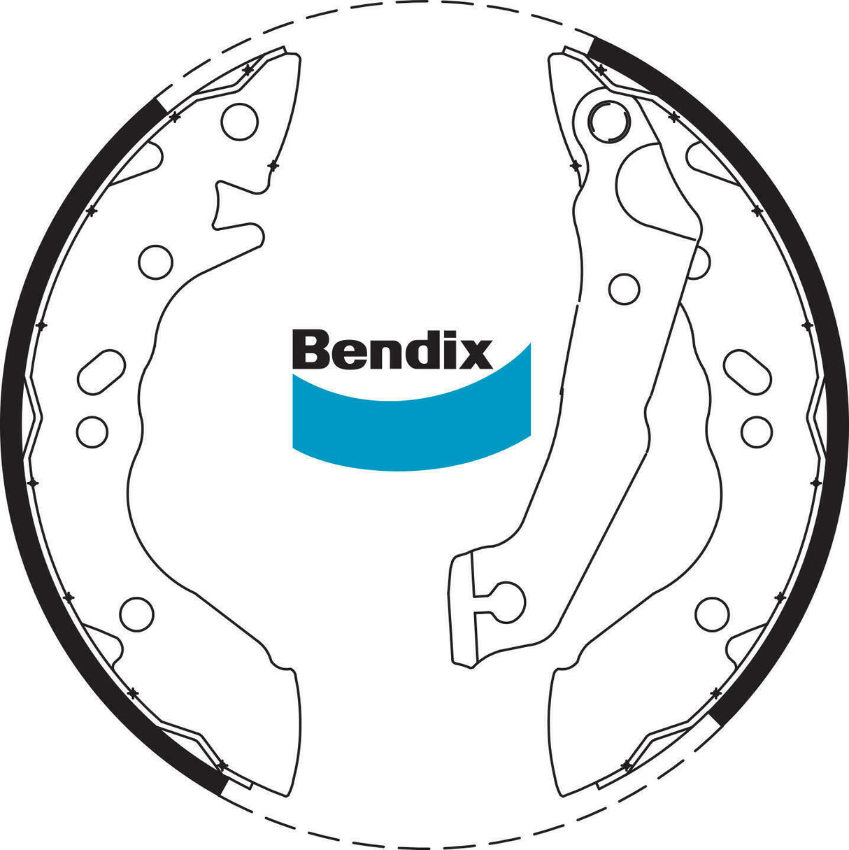 Bendix BS1701 Brake Shoe Set