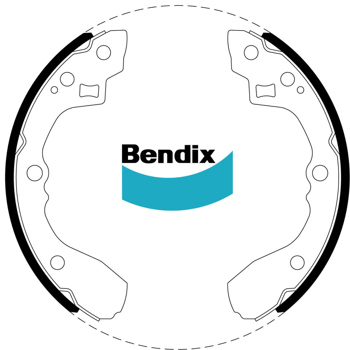 Bendix BS1753 Brake Shoe Set